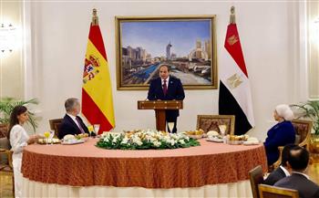 في أول زيارة دولة لمصر.. تفاصيل استقبال الرئيس السيسي وقرينته لملك وملكة إسبانيا 