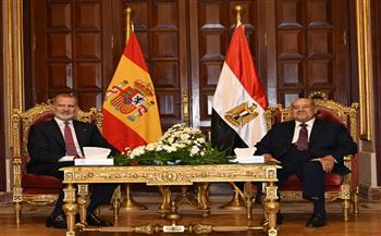 رئيس مجلس الشيوخ خلال استقباله الملك فليبي: نعتز بالعلاقات التاريخية بين مصر وإسبانيا