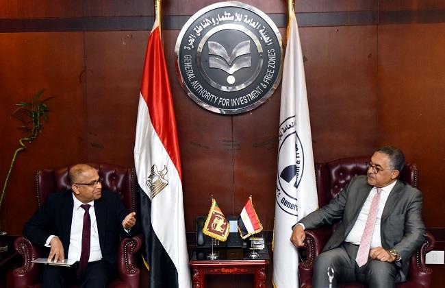 الهيئة العامة للاستثمار تستقبل سفير سريلانكا لبحث فرص التعاون الاستثماري بين البلدين 