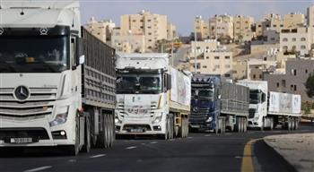 جيش الاحتلال يعلن وقف إدخال المساعدات الإنسانية القادمة من الأردن 
