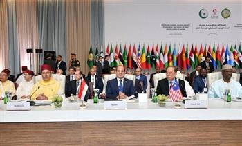 الرئيس السيسى حذر «العدو».. ورسم خارطة طريق للمواجهة .. قمة «الغضب العربى»