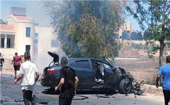مسيرة إسرائيلية تستهدف سيارة في ساحة «تبنين» جنوب لبنان