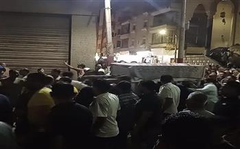 البعض رفض دفن الأب بجوارهم.. تشييع جثامين القاتل وأطفاله الثلاثة في الدقهلية