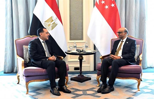 رئيس جمهورية سنغافورة يستقبل مدبولي لتعزيز العلاقات الاقتصادية والتجارية بين البلدين 