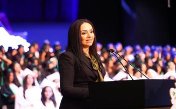 وزيرة التضامن تشهد احتفالية تخرج طالبات كلية رمسيس للبنات