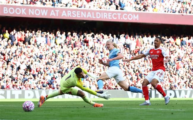 قمة الدوري الإنجليزي.. مانشستر سيتي يتقدم على أرسنال بهدف مبكر