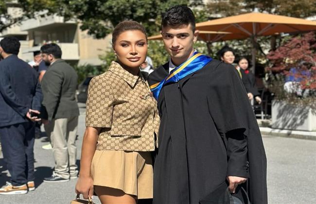 نوال الزغبي تحتفل بتخرج ابنها جورجي