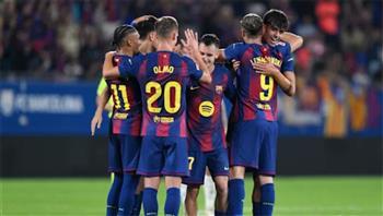 رافينيا وليفاندوفسكي يقودان هجوم برشلونة أمام خيتافي في الدوري الإسباني