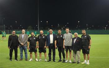 كأس الإنتركونتيننتال.. قنصل مصر يحضر مران بيراميدز قبل مواجهة الأهلي السعودي