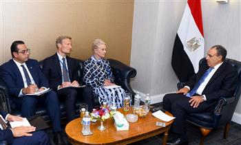 وزير الخارجية يلتقى بالمديرة التنفيذية لبرنامج الغذاء العالمي