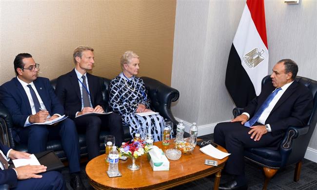 وزير الخارجية يلتقى بالمديرة التنفيذية لبرنامج الغذاء العالمي