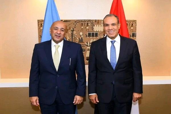 وزير الخارجية يلتقي الأمين العام لمجلس التعاون الخليجي على هامش أعمال الجمعية العامة للأمم المتحدة