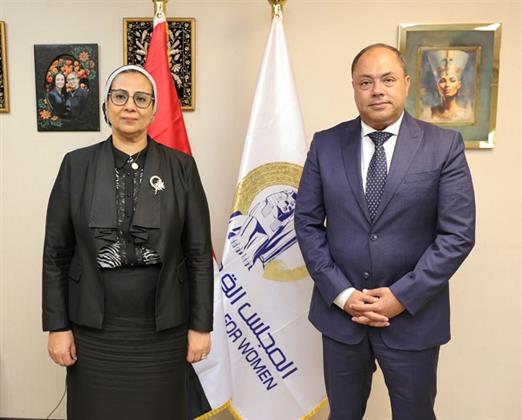 المستشارة أمل عمار تستقبل رئيس هيئة تنمية الصعيد لبحث تعزيز التعاون 