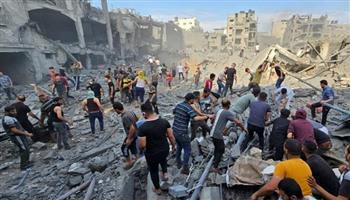 استشهاد 11 فلسطينيا بينهم طفل وإصابة آخرين في قصف إسرائيلي على غزة