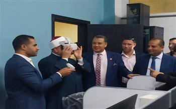 افتتاح معملي الحاسبات والواقع الافتراضي ونظم المعلومات الحضارية بكلية الهندسة للبنين بالأزهر