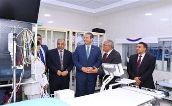 افتتاح وحدات الحروق والقسطرة القلبية والتداخلية بمستشفى طب الأزهر