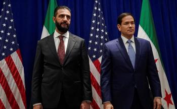 روبيو يبحث مع الرئيس السوري جهود مكافحة الإرهاب