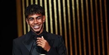 لامين يامال: سعيد بالفوز بجائزة أفضل لاعب شاب مجددًا في حفل "الكرة الذهبية"