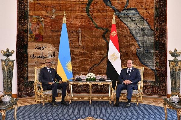 الرئيس السيسي يؤكد لنظيره الرواندي: مياه النيل قضية وجودية لمصر