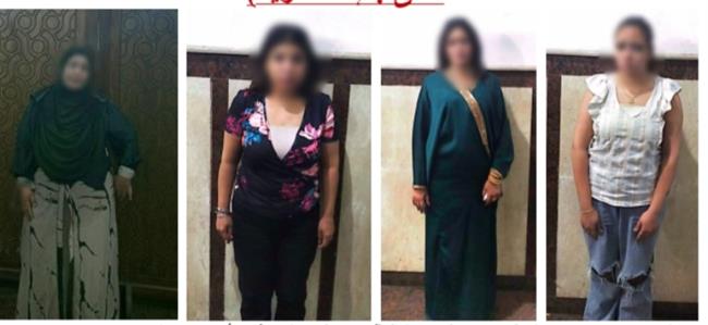 القبض على 4 متهمات بممارسة الأعمال المنافية للآداب في الإسكندرية 