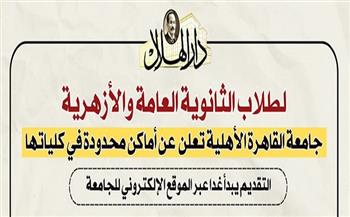 لطلاب الثانوية العامة والأزهرية.. جامعة القاهرة الأهلية تعلن أماكن محدودة في كلياتها