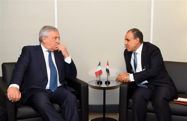 وزير الخارجية يبحث مع نظيره الإيطالي تعزيز التعاون الثنائي وتطورات الأوضاع في غزة وليبيا