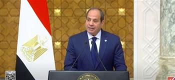 الرئيس السيسي يرحب بنتائج مؤتمر «حل الدولتين»