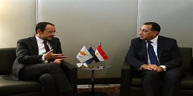 مدبولي ورئيس قبرص يبحثان تعزيز التعاون الثنائي وترتيبات زيارة المتحف المصري الكبير