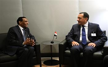 مدبولي يبحث مع نظيره السوداني في نيويورك سبل دعم الاستقرار وإعادة إعمار السودان