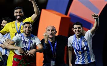 المنتخب المغربي يوجه رسالة خاصة لمحمد الشيبي بعد الفوز بكأس إنتركونتننتال