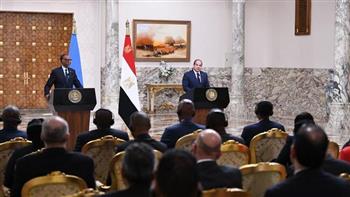 مصر تؤكد حرصها على مواصلة دعم رواندا في تحقيق تطلعاتها التنموية.. الرئيس السيسى:لن نقبل المساس بحقوقنا المائية