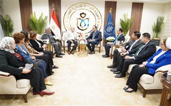 رئيس هيئة الرعاية الصحية يلتقي الرئيس الإقليمي ليونيليفر شمال إفريقيا وبلاد الشام والعراق