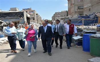 محافظ بورسعيد يتفقد حي الضواحي ويوجه بتكثيف أعمال النظافة والتعامل الحازم مع الإشغالات