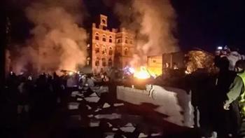 الاحتلال يستهدف قادة عسكريين ومقرات قيادية ومخازن أسلحة للحوثيين في صنعاء