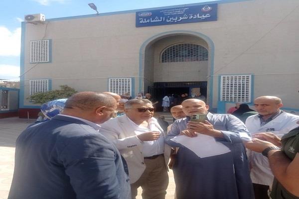 محافظ الدقهلية يتفقد عيادة شربين للتأمين الصحي
