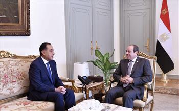 رئيس الوزراء للرئيس السيسي: ترامب أكد إمكانية إعمار غزة دون تهجير أهلها
