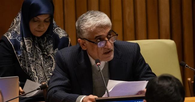 مندوب إيران لدى الأمم المتحدة: واشنطن تنتهك الالتزامات الدولية بفرض قيود على الوفد الإيراني