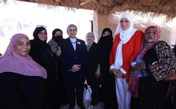 خلال زيارتها لجنوب سيناء: المستشارة أمل عمار تلتقي بسيدات وادي منحر الناقة
