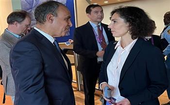 وزير الخارجية يلتقى مع المفوضة الأوروبية لإدارة الأزمات