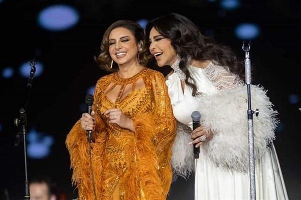 أحلام تحتفي بعودة أنغام إلى جمهورها.. «عودتك فرحة للجميع»
