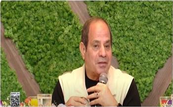 الرئيس السيسي: أنا مسؤول عن أمن وسلامة المصريين.. ولن أتخذ قرارا يضر الدولة