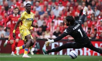الدوري الإنجليزي.. كريستال بالاس يباغت ليفربول بهدف مبكر