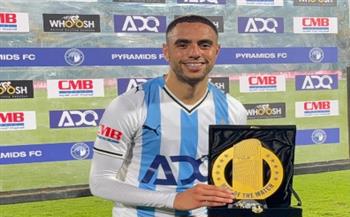 محمد الشيبي رجل مباراة بيراميدز وطلائع الجيش 