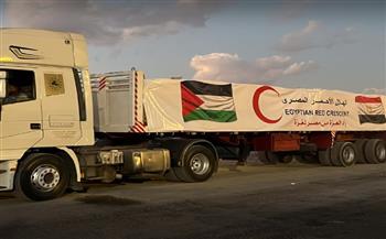 استئناف دخول المساعدات الإنسانية إلى الفلسطينيين بقطاع غزة