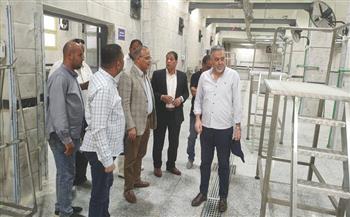 مستشار وزير التنمية المحلية يتفقد مجزر الأقصر النصف آلي بالحبيل تمهيدا لافتتاحه
