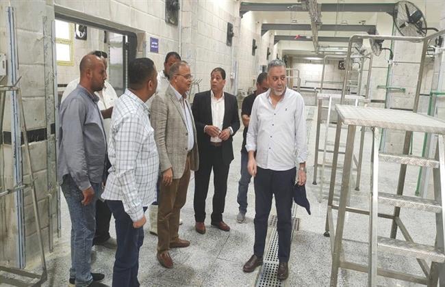 مستشار وزير التنمية المحلية يتفقد مجزر الأقصر النصف آلي بالحبيل تمهيدا لافتتاحه