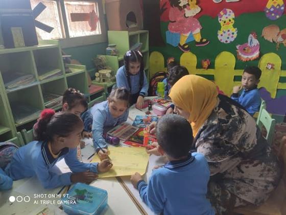 ورشة رسم للأطفال بعنوان "ترشيد المياه" ببيت ثقافة شبين القناطر