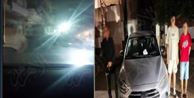 ضبط مالك سيارة سمح لبعض الصبية بالجلوس أعلى مقدمتها في كفر الشيخ