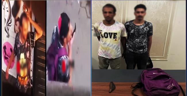 بحوزة أحدهما سلاح أبيض.. ضبط شخصان ظهرا بفيديو تحت تأثير المخدرات بالجيزة