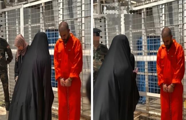 عراقية تواجه طليقها قبل إعدامه بتهمة قتل طفلتهما.. فيديو يؤلم القلوب
